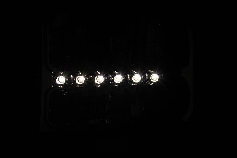 ANZO 2000-2004 Ford Excursion Crystal Headlights Chrome w/ LED 1pc | Too Fast Autoparts | Order Online | Canada & USA Shipping
