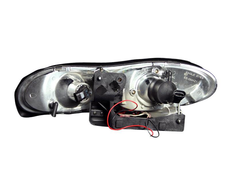 ANZO 1998-2002 Chevrolet Camaro Projector Headlights w/ Halo Black | Too Fast Autoparts | Order Online | Canada & USA Shipping