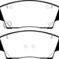 EBC 2017+ Hyundai Elantra 1.6L Turbo Yellowstuff Front Brake Pads