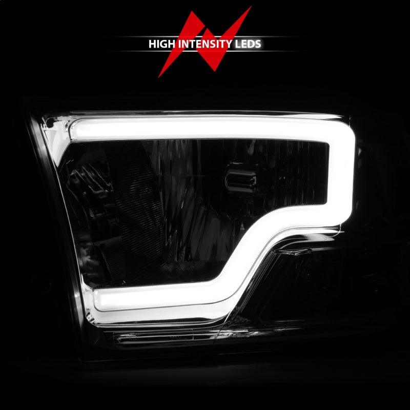 ANZO 2009-2018 Dodge Ram 1500/ 2500/ 3500 Crystal Headlights w/ Light Bar Chrome Housing | Too Fast Autoparts | Order Online | Canada & USA Shipping