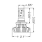 Oracle 9005 4000 Lumen LED Headlight Bulbs (Pair) - 6000K