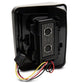 Raxiom 07-18 Jeep Wrangler JK Axial Series Lux LED Tail Lights- Black Housing (Clear Lens)