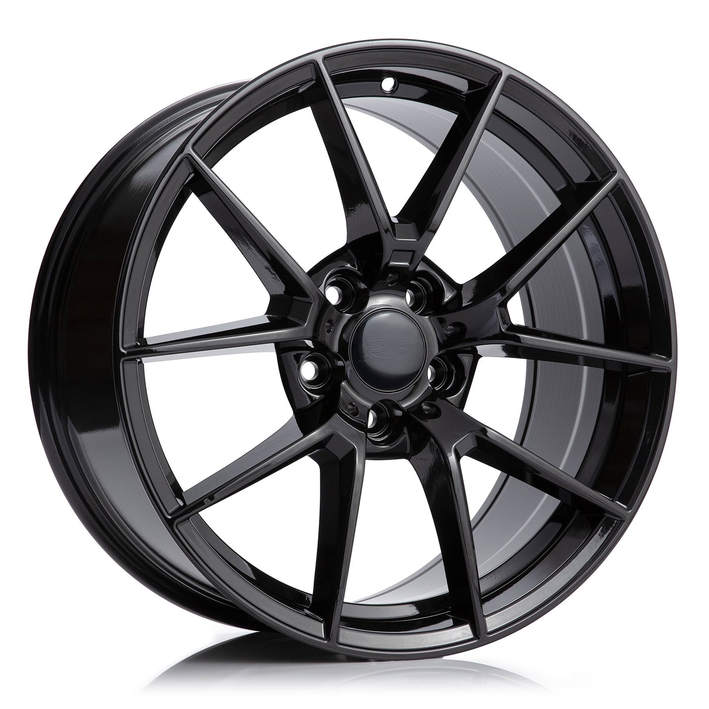RS Gloss Black 18x8.5 5x120 Wheels - CORSA-18741FB