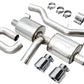 AWE Tuning 19-23 BMW 330i / 21-23 BMW 430i Base G2X Touring Axle-Back Exhaust - Chrome Silver