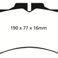 EBC 09+ Lexus LS460 4.6 Sport Redstuff Front Brake Pads