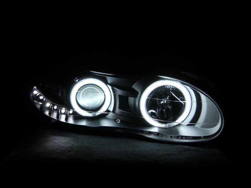 ANZO 1998-2002 Chevrolet Camaro Projector Headlights w/ Halo Black | Too Fast Autoparts | Order Online | Canada & USA Shipping