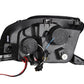 ANZO 1997-2001 Honda Prelude Projector Headlights w/ Halo Black w/ LED | Too Fast Autoparts | Order Online | Canada & USA Shipping