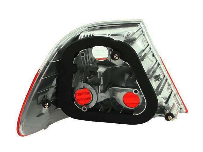 ANZO 2000-2003 BMW 3 Series E46 Taillights Red/Smoke - Outer | Too Fast Autoparts | Order Online | Canada & USA Shipping