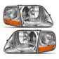ANZO 1997-2003 Ford F-150 Crystal Headlight G2 Clear With Parking Light | Too Fast Autoparts | Order Online | Canada & USA Shipping