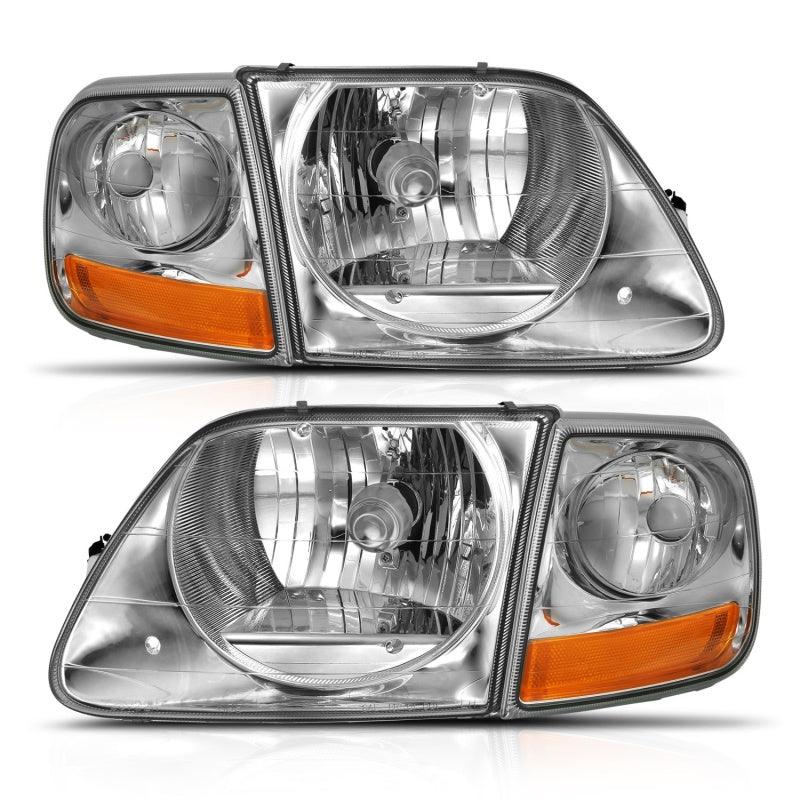 ANZO 1997-2003 Ford F-150 Crystal Headlight G2 Clear With Parking Light | Too Fast Autoparts | Order Online | Canada & USA Shipping