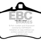 EBC 03-05 Porsche 911 (996) (Cast Iron Rotor only) 3.6 Carrera 4S Yellowstuff Front Brake Pads