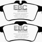 EBC 08-10 Chevrolet Cobalt 2.0 Turbo (SS) Redstuff Rear Brake Pads