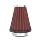 K&N Universal Chrome Filter 2.063in Flange ID x 3.5in Base OD x 2in Top OD x 4in H