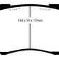 EBC 97 Acura CL 3.0 Yellowstuff Front Brake Pads