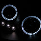 ANZO 1997-2001 Honda Prelude Projector Headlights w/ Halo Black w/ LED | Too Fast Autoparts | Order Online | Canada & USA Shipping