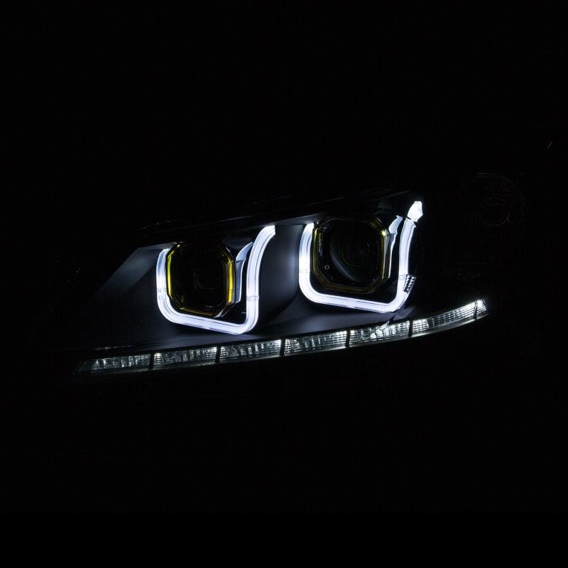 ANZO 2013-2015 Honda Accord Projector Headlights w/ U-Bar Black | Too Fast Autoparts | Order Online | Canada & USA Shipping