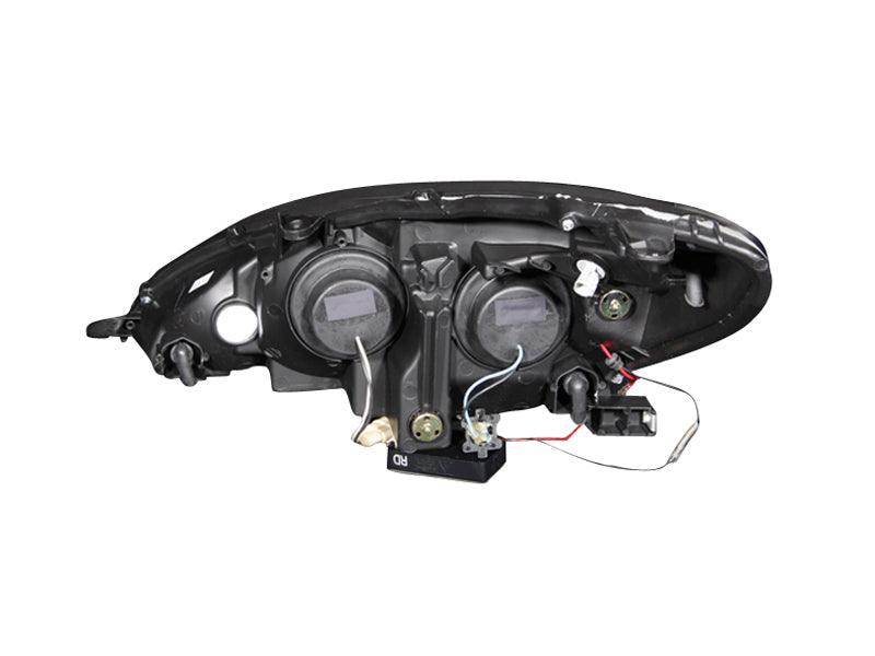 ANZO 2002-2003 Lexus Es300 Projector Headlights w/ Halo Black | Too Fast Autoparts | Order Online | Canada & USA Shipping
