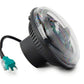 Raxiom 07-18 Jeep Wrangler JK Axial Series 7-In Dragon Eye LED Headlights- Blk Housing (Clear Lens)