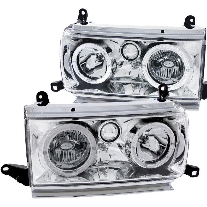 ANZO 1991-1994 Toyota Land Cruiser Crystal Headlights w/ Halo Chrome | Too Fast Autoparts | Order Online | Canada & USA Shipping