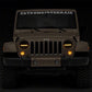 Raxiom 97-18 Jeep Wrangler TJ & JK Axial 7-In LED Headlights w/ DRL - Black Housing (Clear Lens)