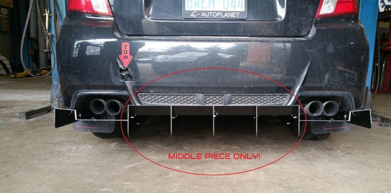 custom center/middle Rear Diffuser