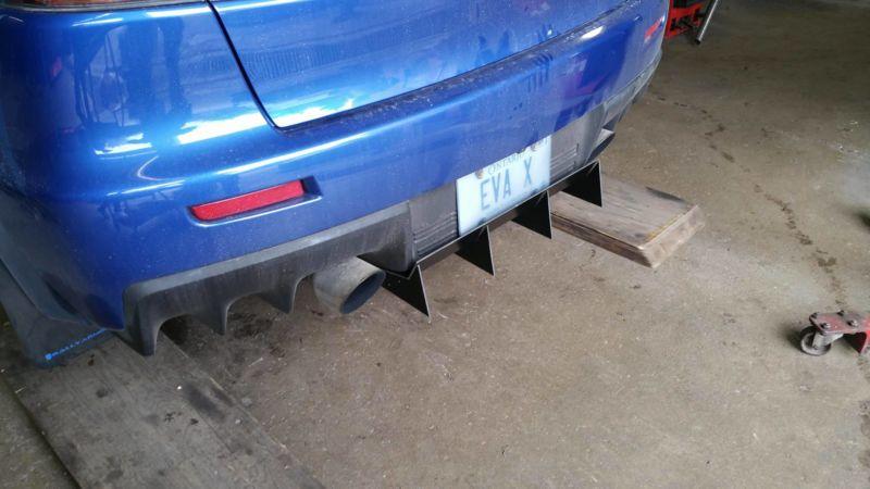 custom center/middle Rear Diffuser