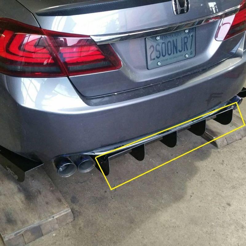 custom center/middle Rear Diffuser