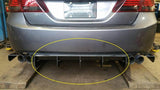 custom center/middle Rear Diffuser