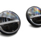Raxiom 97-18 Jeep Wrangler TJ & JK Axial 7-In LED Headlights w/ DRL - Black Housing (Clear Lens)