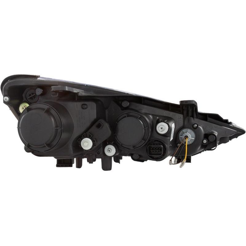ANZO 2013-2015 Hyundai Genesis Projector Headlights w/ Plank Style Design Black (HID Compatible) | Too Fast Autoparts | Order Online | Canada & USA Shipping