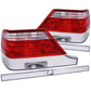 ANZO 1995-1999 Mercedes Benz S Class W140 Taillights Red/Clear | Too Fast Autoparts | Order Online | Canada & USA Shipping