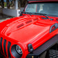 DV8 Offroad 18+ Jeep JL Heat Dispersion Hood - Primer Black