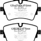 EBC 14+ Mini Hardtop 2.0 Turbo Cooper S Yellowstuff Front Brake Pads