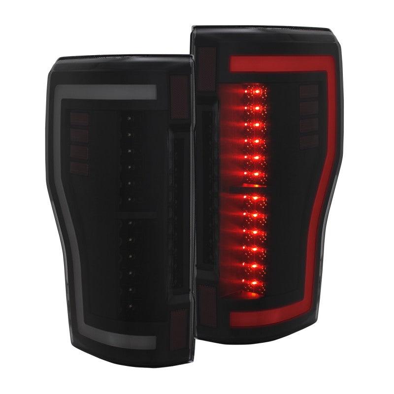 ANZO 2017+ Ford F-250 LED Taillights - Black/Smoke | Too Fast Autoparts | Order Online | Canada & USA Shipping