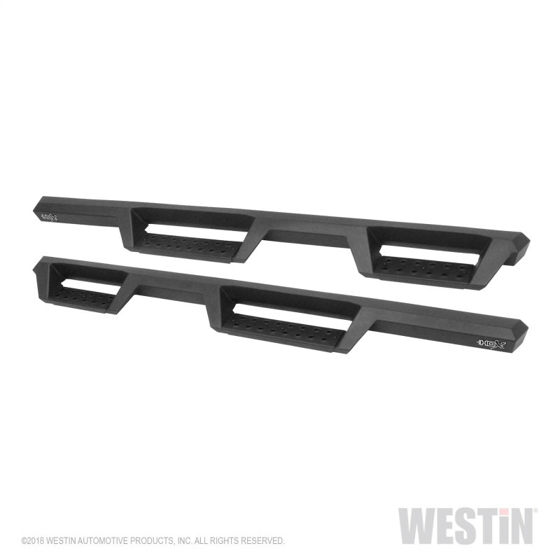 Westin 18-20 Jeep Wrangler JL Unlimited 4DR HDX Drop Nerf Step Bars - Noir texturé