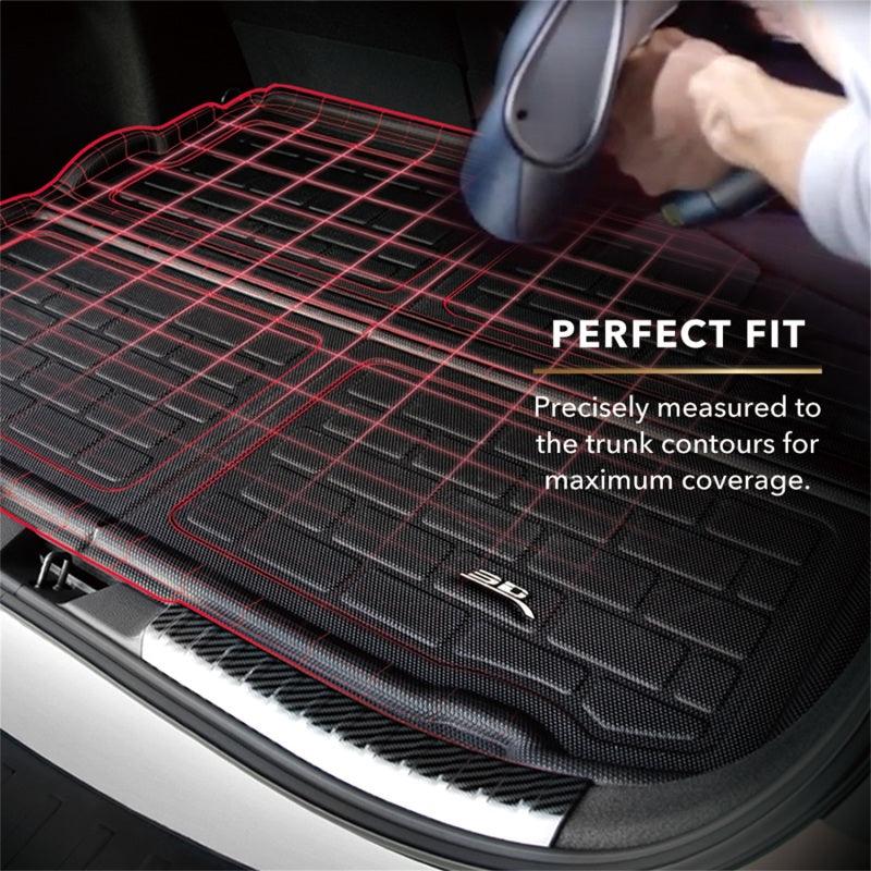 3D MAXpider 2020-2020 Tesla Model Y Kagu Cargo Liner - Front - Black | Too Fast Autoparts | Order Online