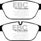 EBC 11-12 Audi A8 Quattro 3.0 Supercharged Yellowstuff Front Brake Pads