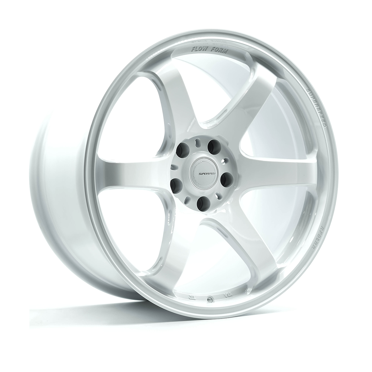 Superspeed Speed White - Full Paint Flow Form RF06RR - 5x114.3