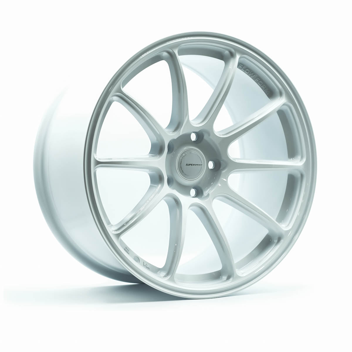 Superspeed Speed White Flow Form RF03RR - 5x114.3