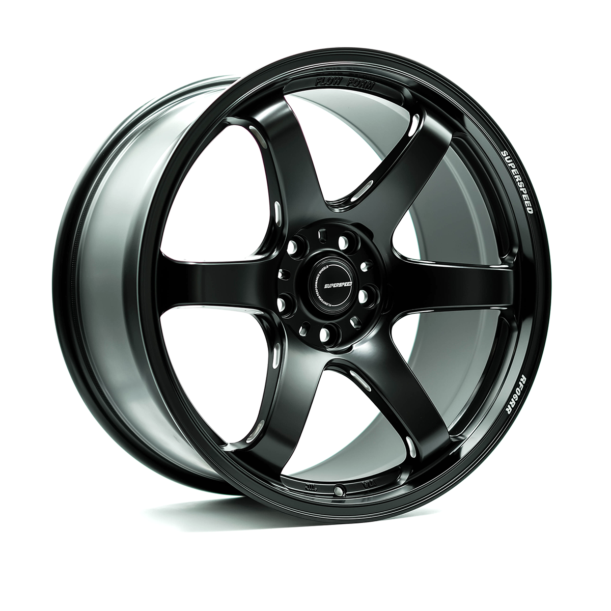 Superspeed Matt Black Flow Form RF06RR - 5x112