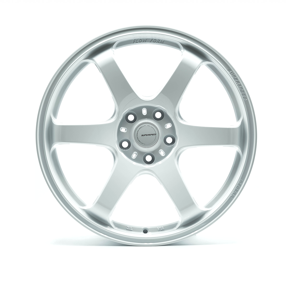 Superspeed Speed White - Full Paint Flow Form RF06RR - 5x114.3