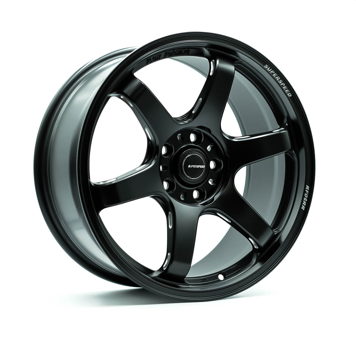 Superspeed Matt Black Flow Form RF06RR - 5x112