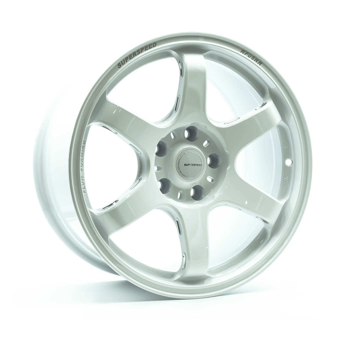 Superspeed Speed White Flow Form RF06RR - 5x114.3
