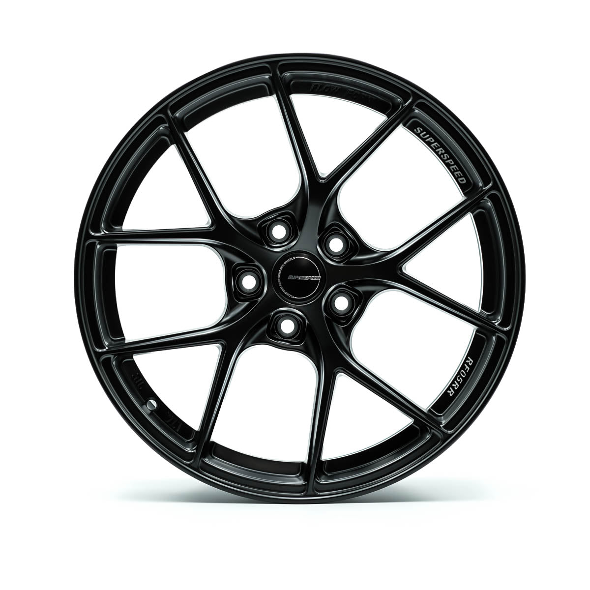 Superspeed Matt Black Flow Form RF05RR - 5x114.3