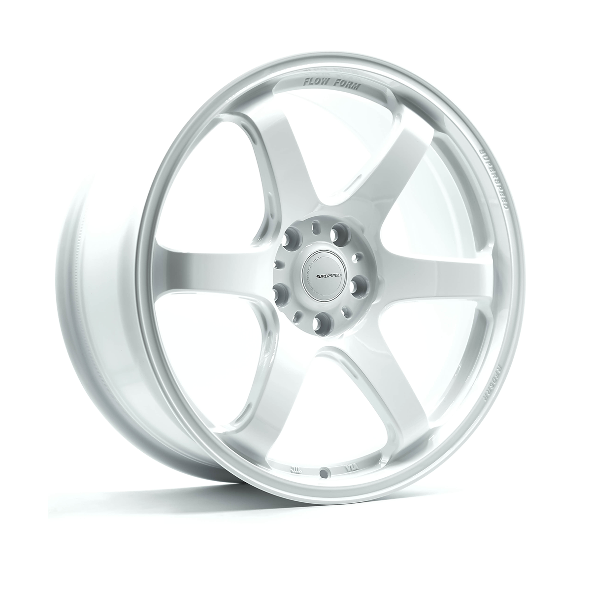 Superspeed Speed White - Full Paint Flow Form RF06RR - 5x114.3