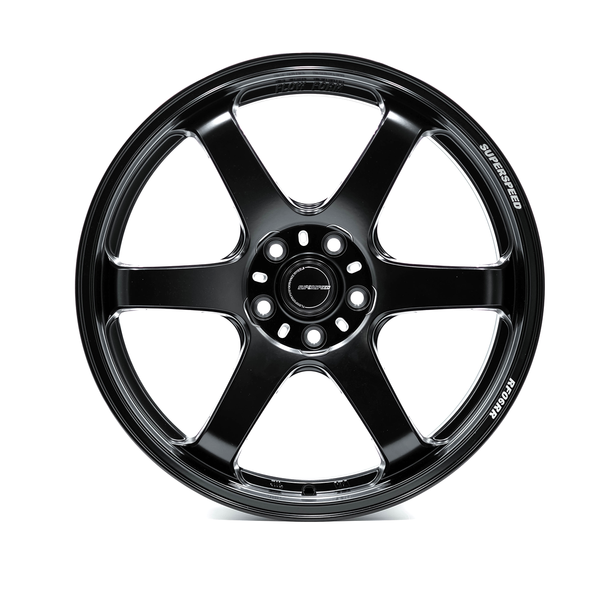 Superspeed Matt Black Flow Form RF06RR - 5x114.3