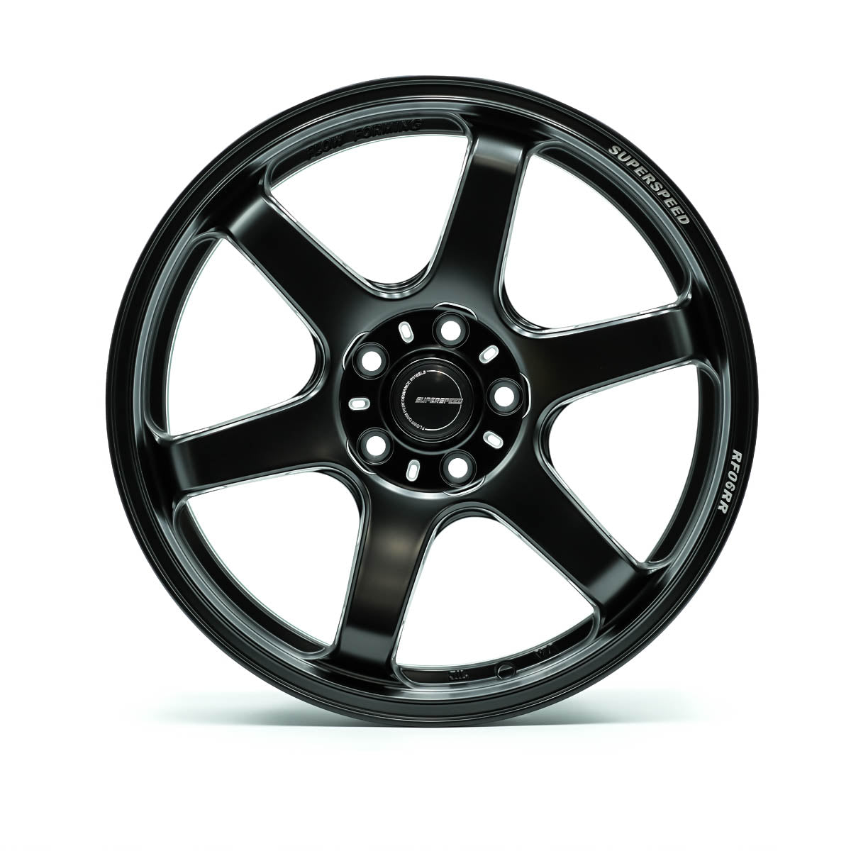 Superspeed Matt Black Flow Form RF06RR - 5x112