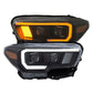 ANZO 2016-2017 Toyota Tacoma Projector Headlights w/ Plank Style Switchback Black w/ Amber w/ DRL | Too Fast Autoparts | Order Online | Canada & USA Shipping