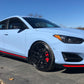 Rally Armor 19-22 Hyundai Veloster N Black UR Mud Flap w/ White Logo