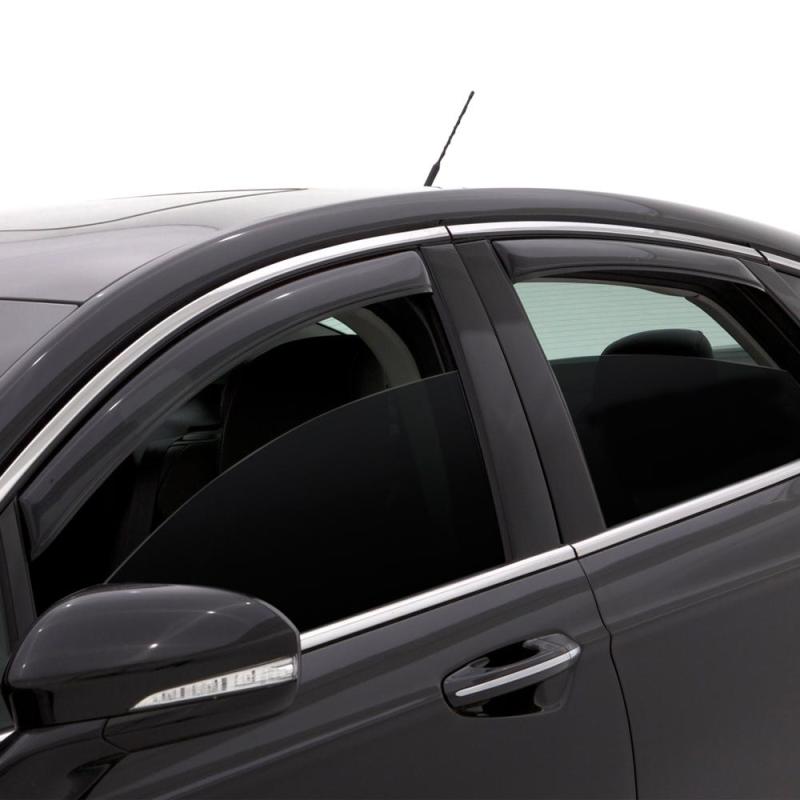 AVS 11-18 Jeep Grand Cherokee (Not L Model) Ventvisor In-Chnl FRT & RR Window Deflectors 4pc - Smoke